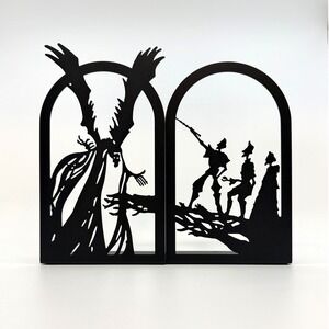 LilJoy Magical Harry Potter Tale of Three Brothers Metal Bookend Set New